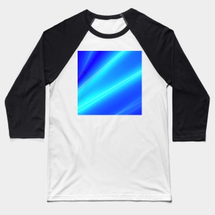 sky blue dark blue stripes abstract texture Baseball T-Shirt